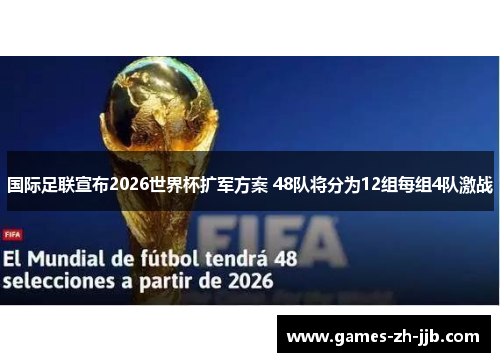 国际足联宣布2026世界杯扩军方案 48队将分为12组每组4队激战